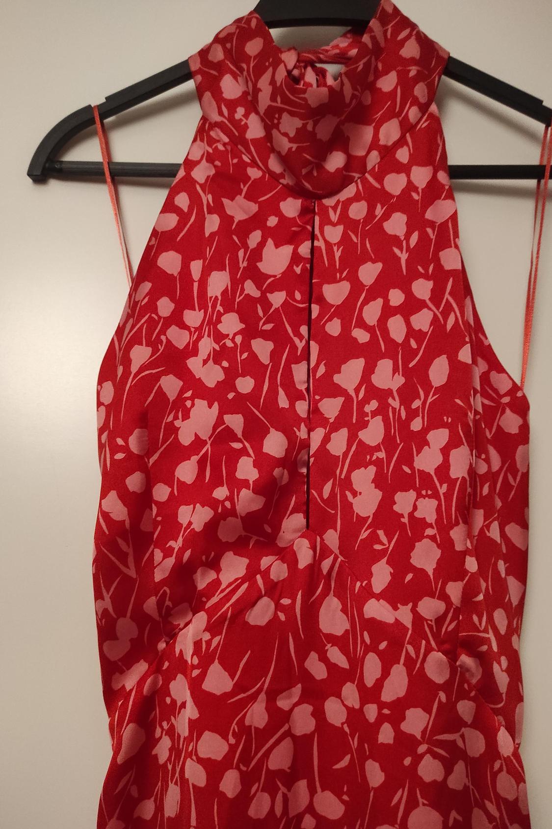 PRINTED HALTER NECK DRESS - Image 4