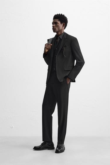 KOMFORTABLE ANZUGHOSE - Schwarz von Zara - Bild 0