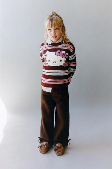 HELLO KITTY © SANRIO STRIPED KNIT JUMPER — Multicolored 2