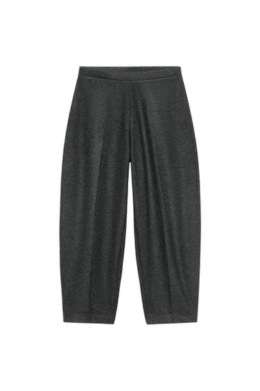 PANTALÓN CARROT SOFT - Gris oscuro de Zara