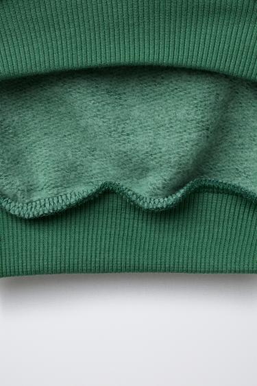 PARK PRINT SWEATSHIRT - Green by Zara - Image 3