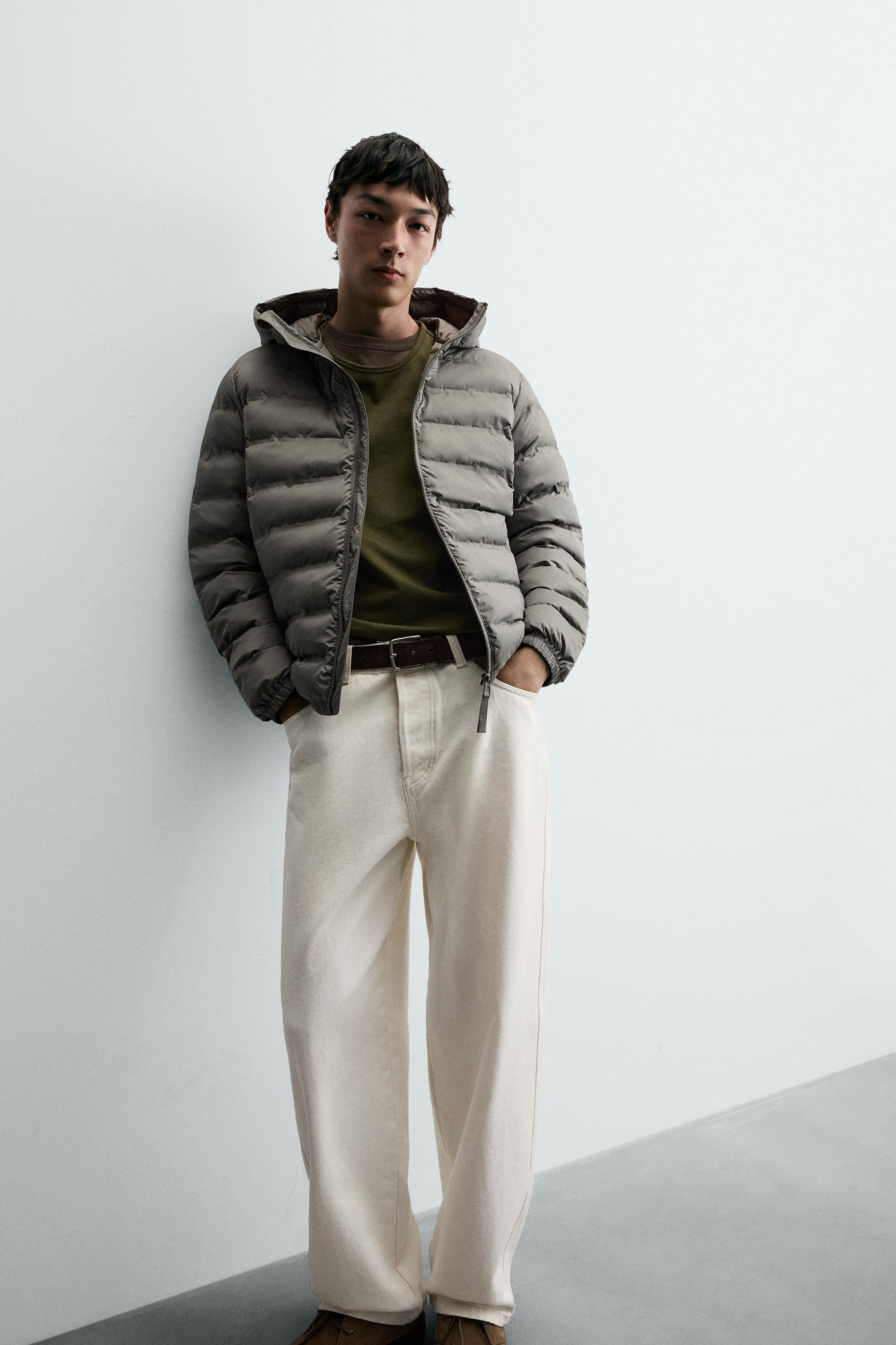 軽量撥水加工パフジャケット - ダーク グレー | ZARA Japan / 日本