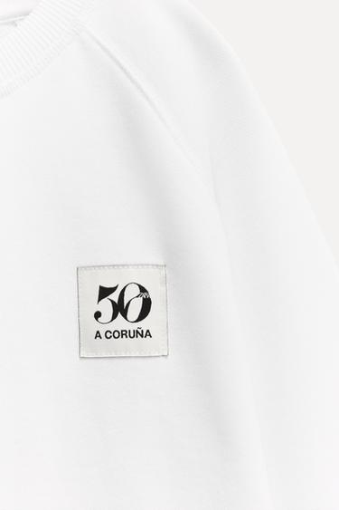1/2-6 ANS/ SWEAT POCHE ÉTIQUETTE 50TH ANNIVERSARY - Blanc de Zara - Image 2