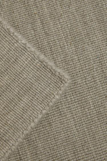 ALFOMBRA ALGODÓN LANA NUDOS - Gris de Zara