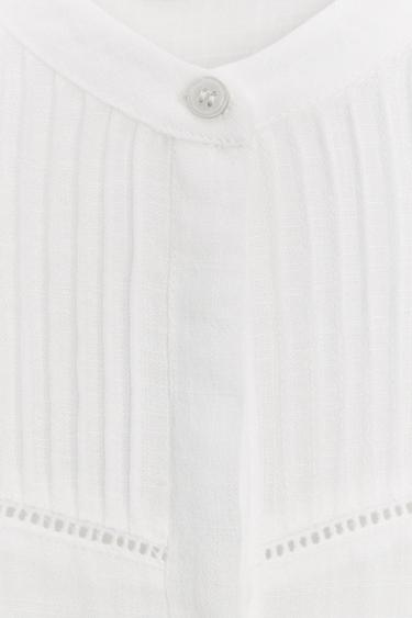 BLOUSE ROMANTIQUE À VOLANTS - Blanc de Zara - Image 5