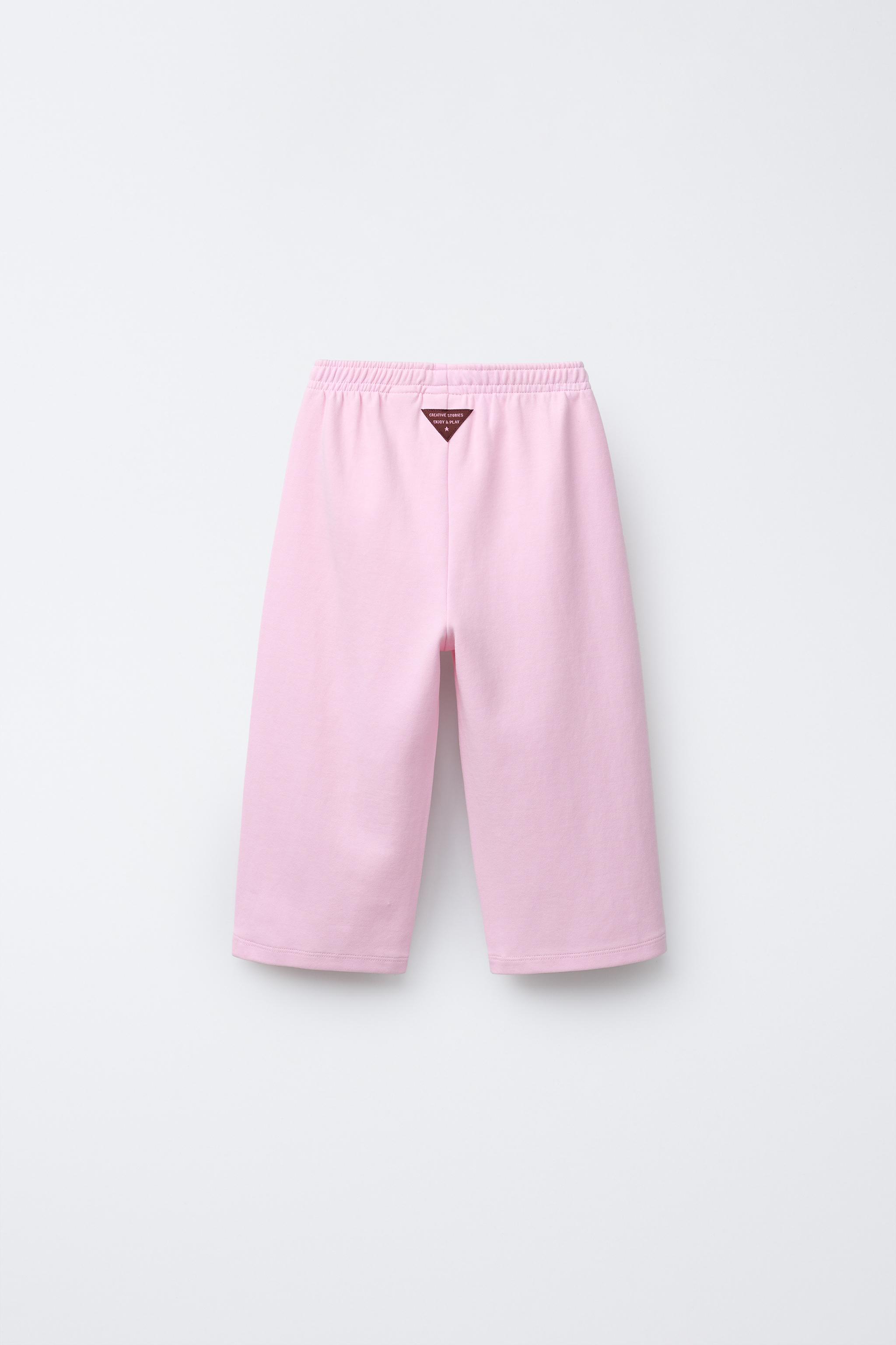 WIDE LEG INTERLOCK PANTS