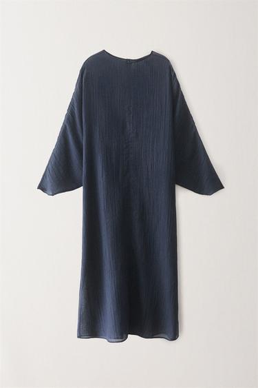 ROBE DE PLAGE FLUIDE - Bleu de Zara - Image 4
