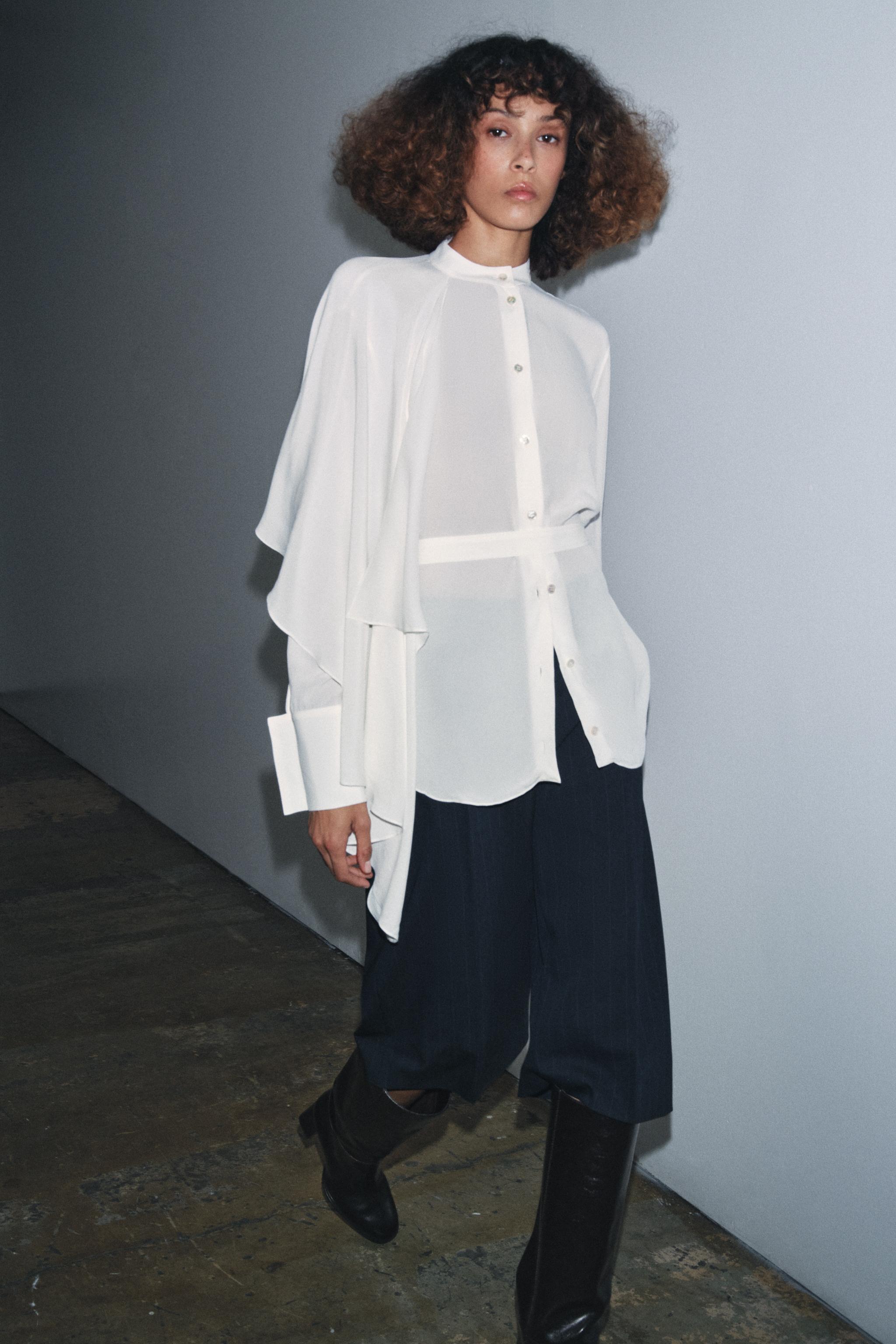 ZW COLLECTION ASYMMETRIC SHIRT