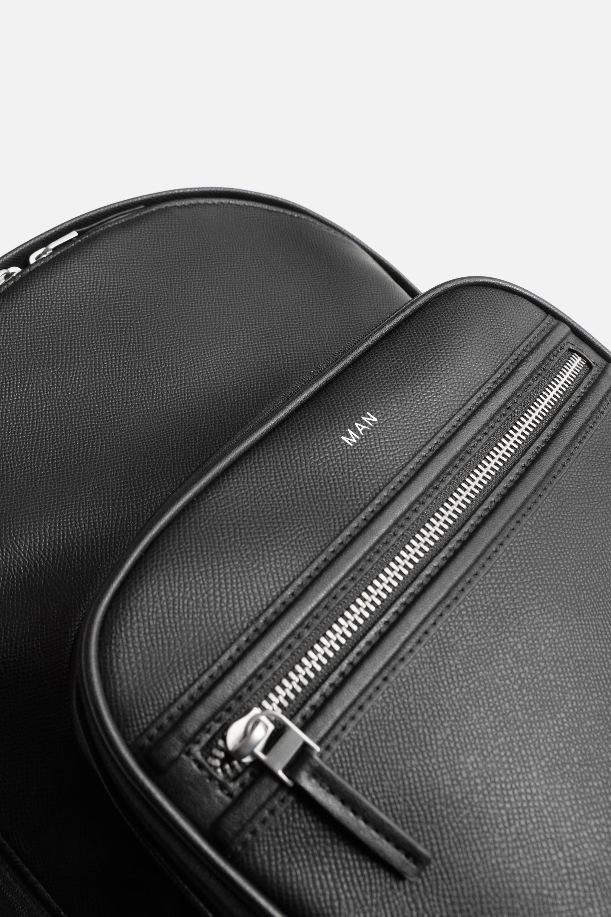 TEXTURED BACKPACK - Black | ZARA United States
