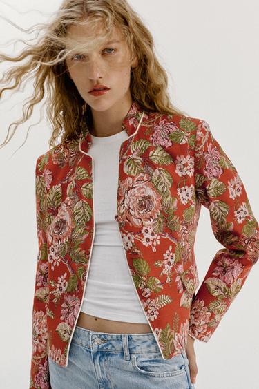FLORAL PRINT BLAZER - Multicoloured by Zara