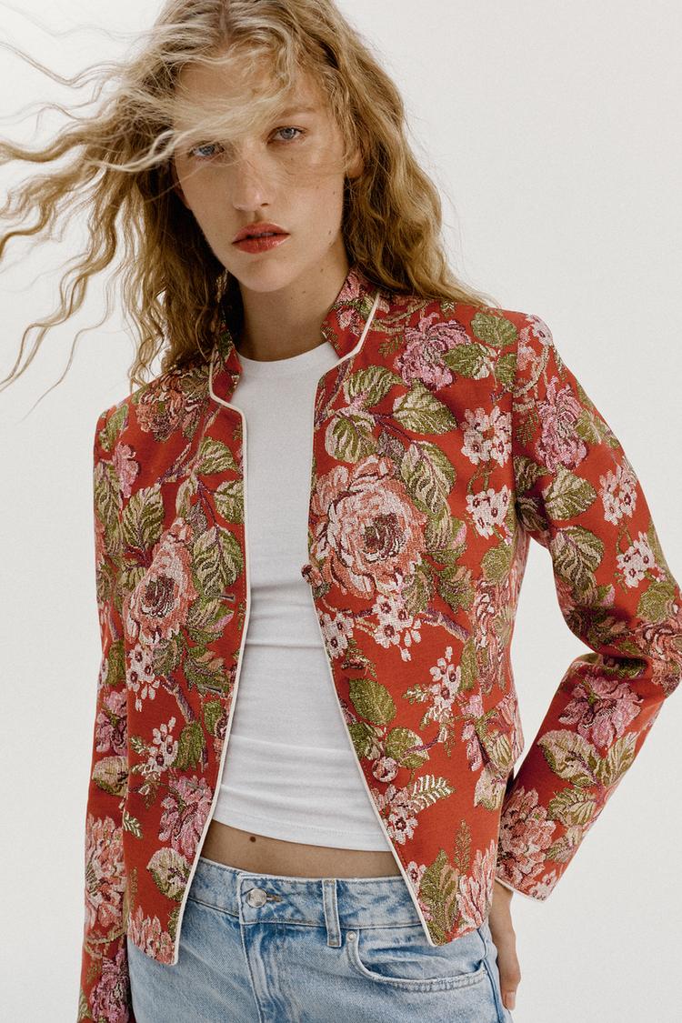 Blazer de estampado floral 3