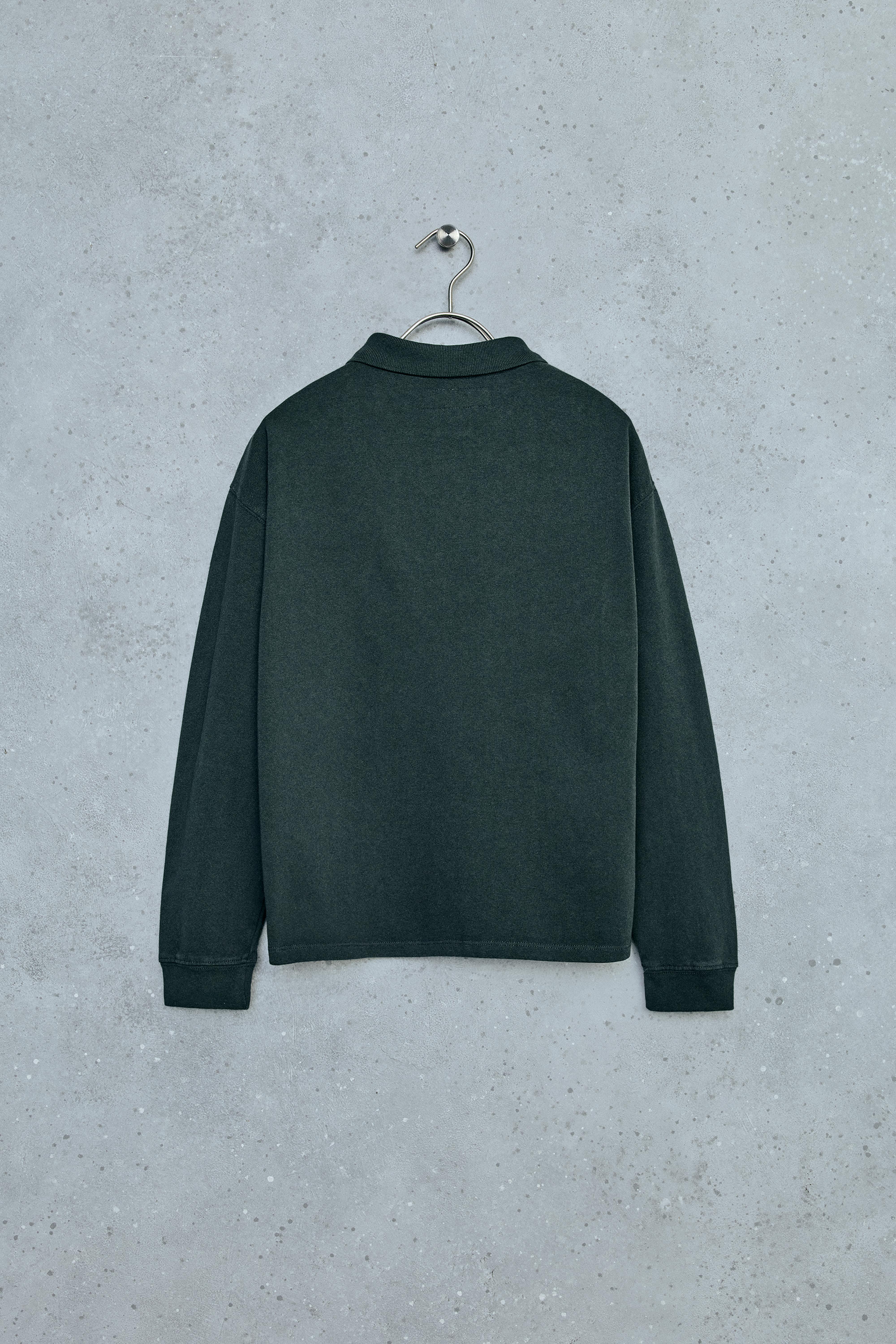 STORIESZ - GARMENT DYED POLO SHIRT — khaki