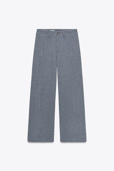 PANTALÓN BOLSILLOS - Gris vigoré de Zara