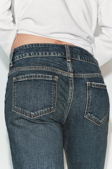 TRF LOW-RISE BOOTCUT JEANS - Blue by Zara - Image 6