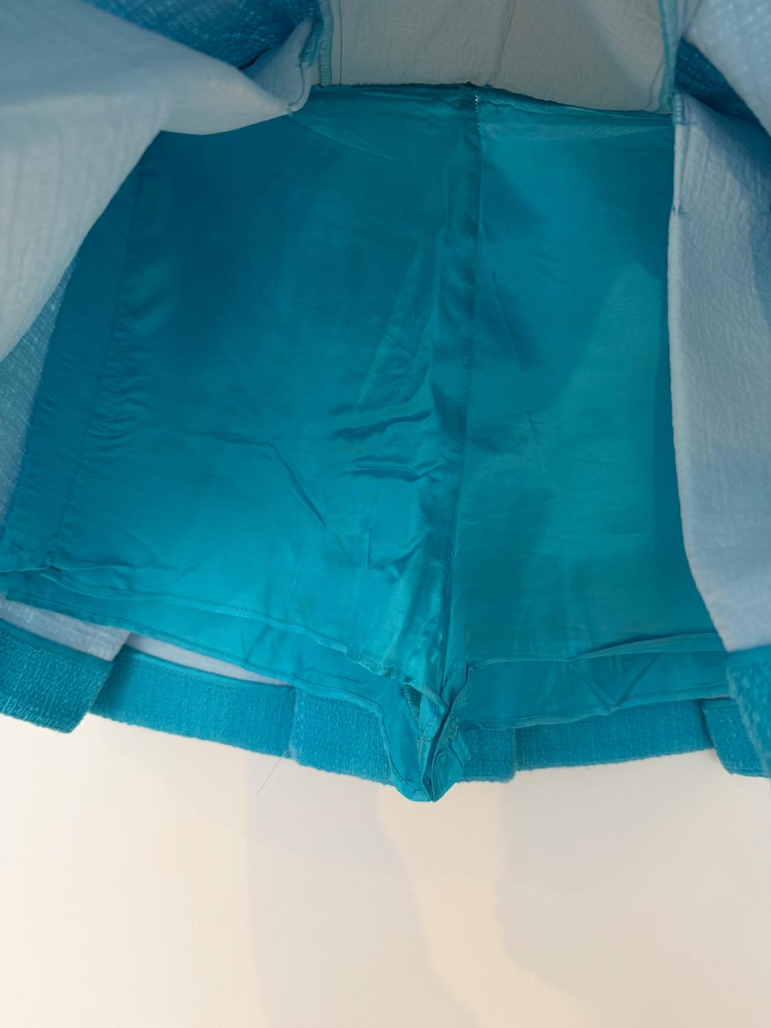 SHORT TEXTURED SKIRT - Image 3