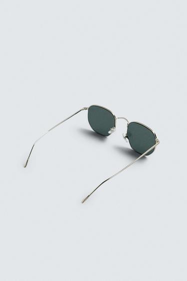 MATTE METAL SUNGLASSES - Matte silver by Zara - Image 5