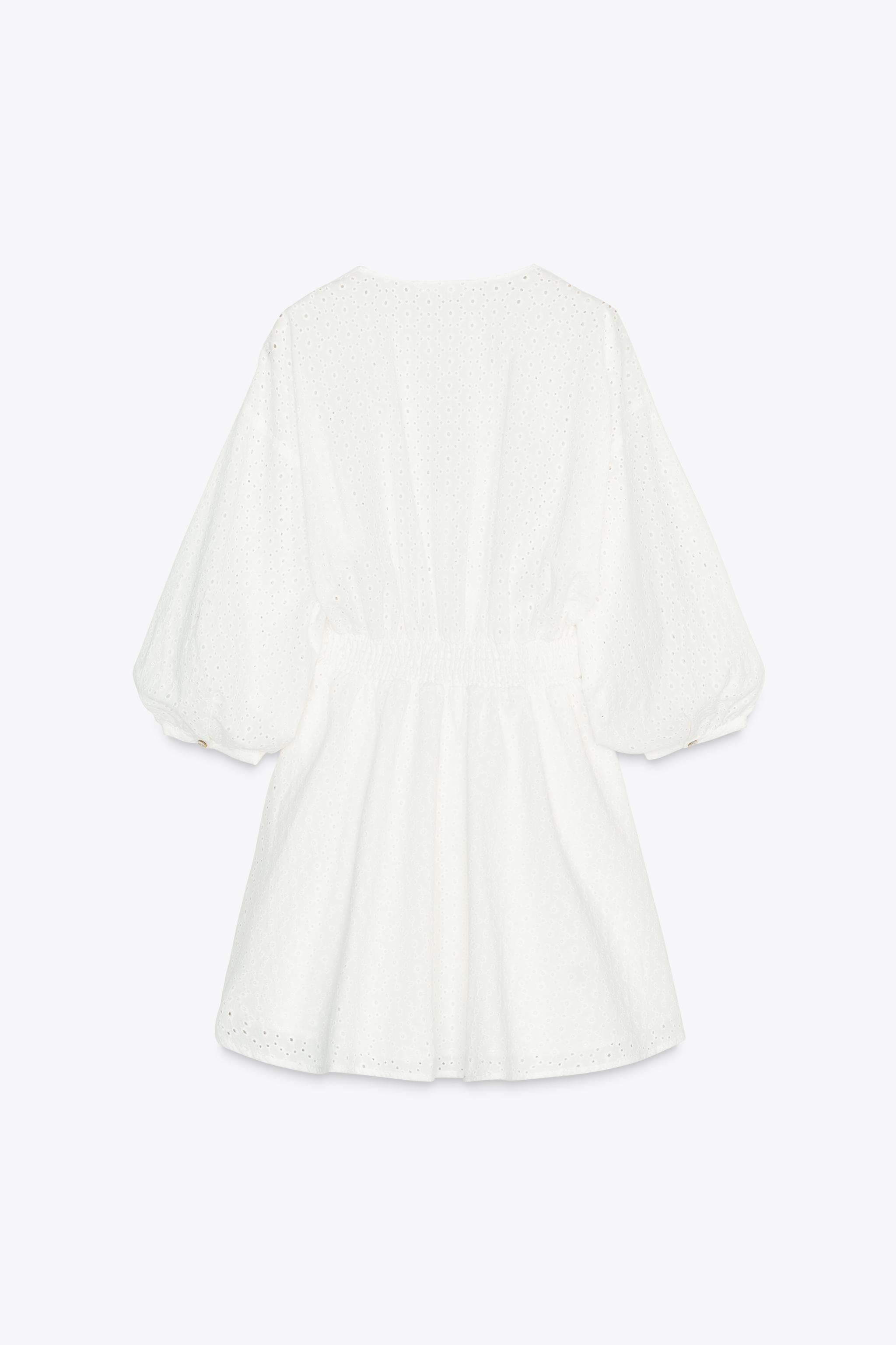 【ZARA】アイレットレース ミニワンピース 2812/874/251 ZARA】アイレットレース ミニワンピース 2812/874/251 (ZARA