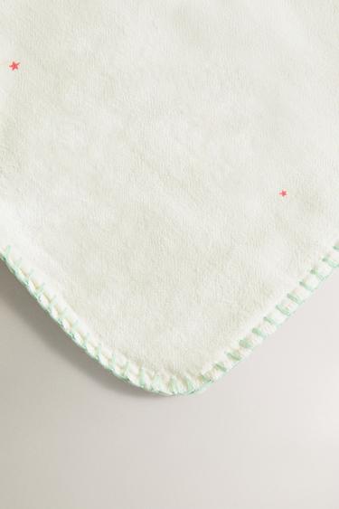 CHILDREN'S COTTON BLANKET WITH SPACE APPLIQUÉ - Multicoloured by Zara - Image 2