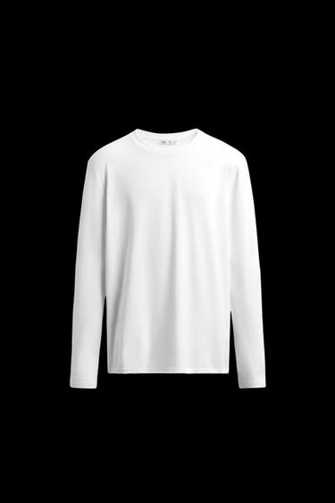 BASIC SLIM FIT T-SHIRT - White by Zara
