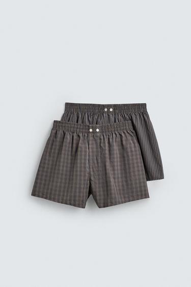 2-PACK OF COMBINED POPLIN BOXERS - various by Zara