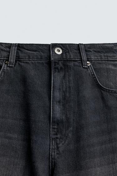 JEAN FLARE AVEC FERMETURES ÉCLAIR - Charbon de Zara - Image 10