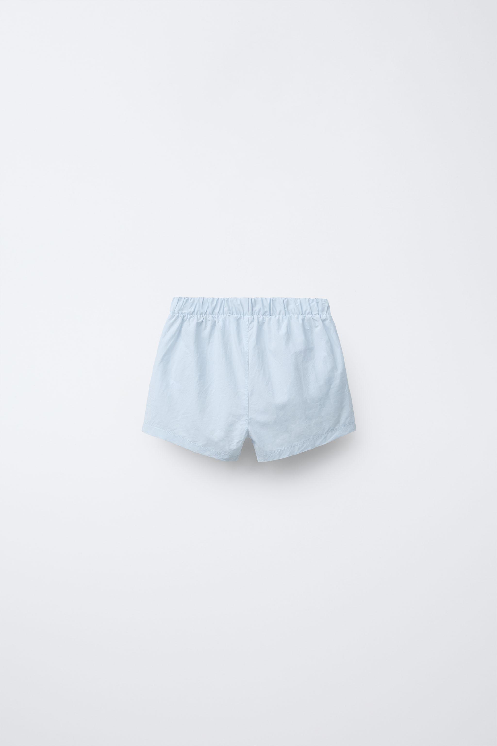 POPLIN SHORTS - Light blue | ZARA United States