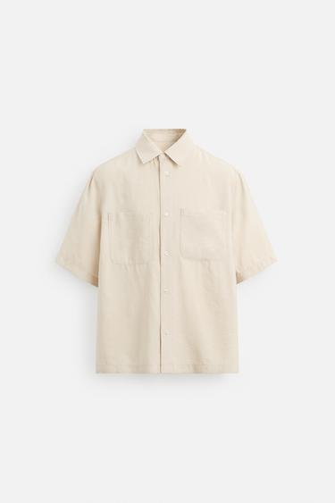 CAMISA FLUIDA RELAXED FIT - Crudo de Zara