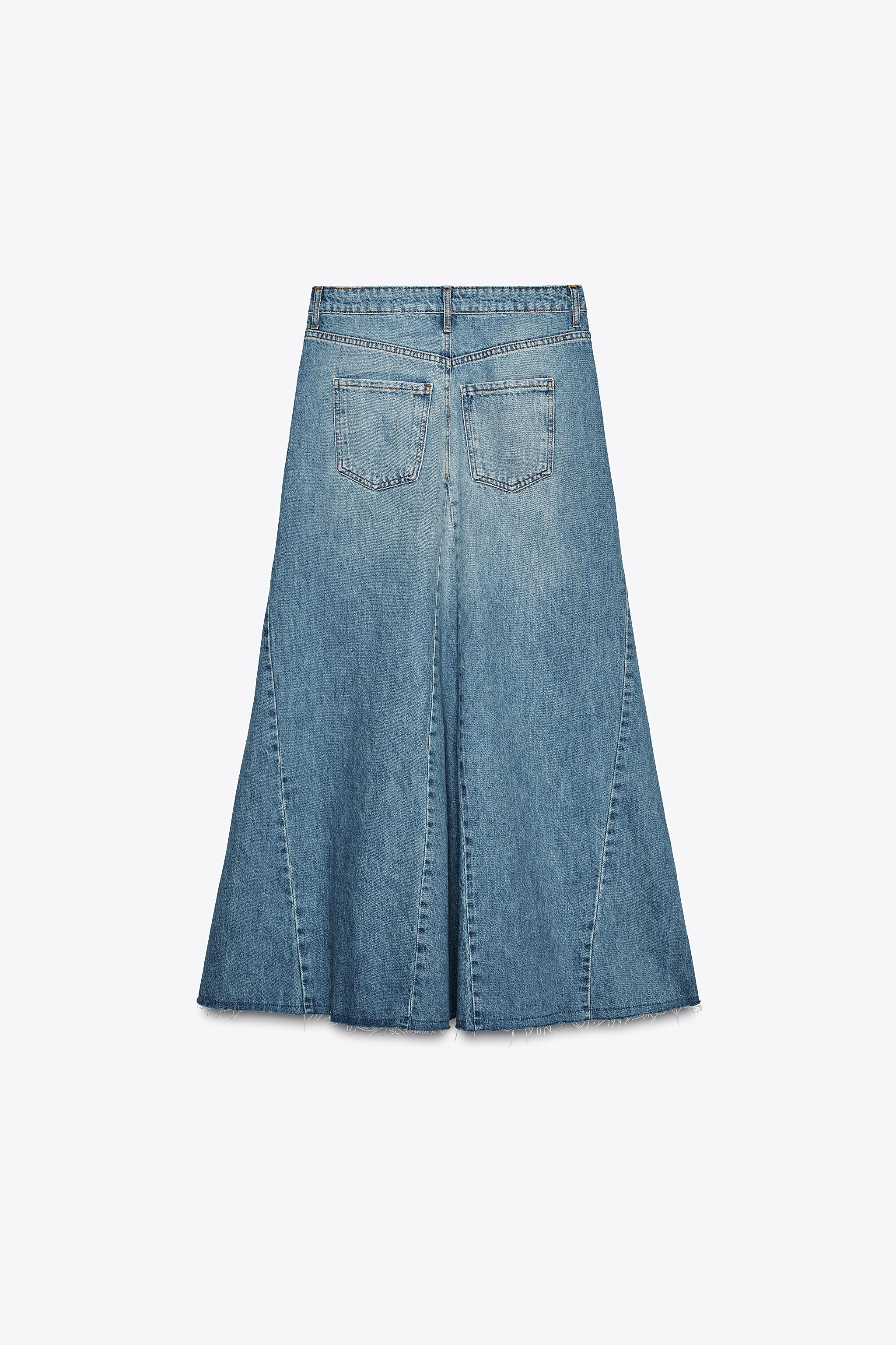 ZW COLLECTION デニムスカート - ブルー | ZARA Japan / 日本 ZW COLLECTION デニムスカート - ブルー | ZARA Japan / 日本