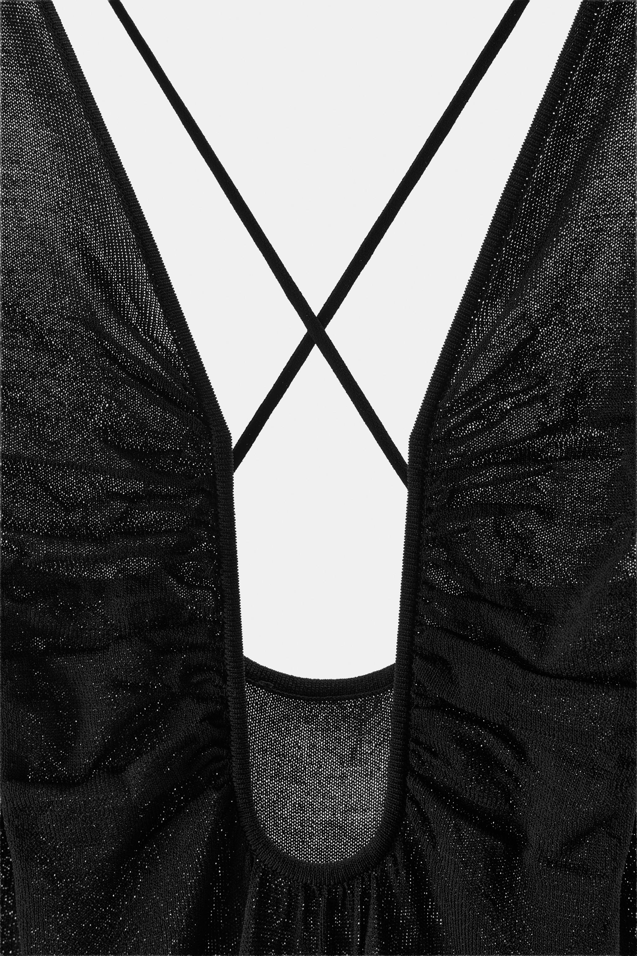 Zara LONG KNIT DRESS — фото 9