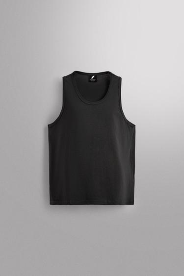 TRAINING TANK TOP - Black by Zara