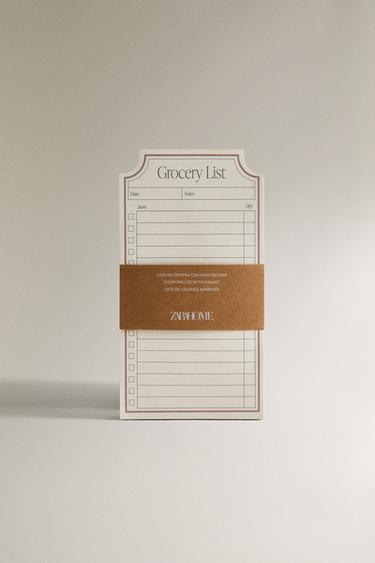 AIMANT LISTE DE COURSES (45 FEUILLES) - Tuile de Zara - Image 3