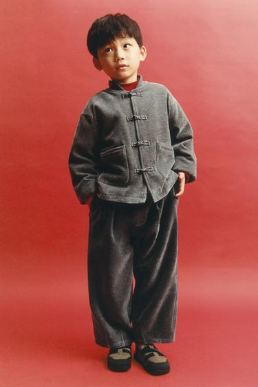 CHAQUETA ESTRUCTURA - Gris medio de Zara - Imagen 0