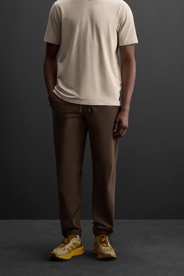 TECHNICAL TROUSERS - Brown by Zara - Image 1