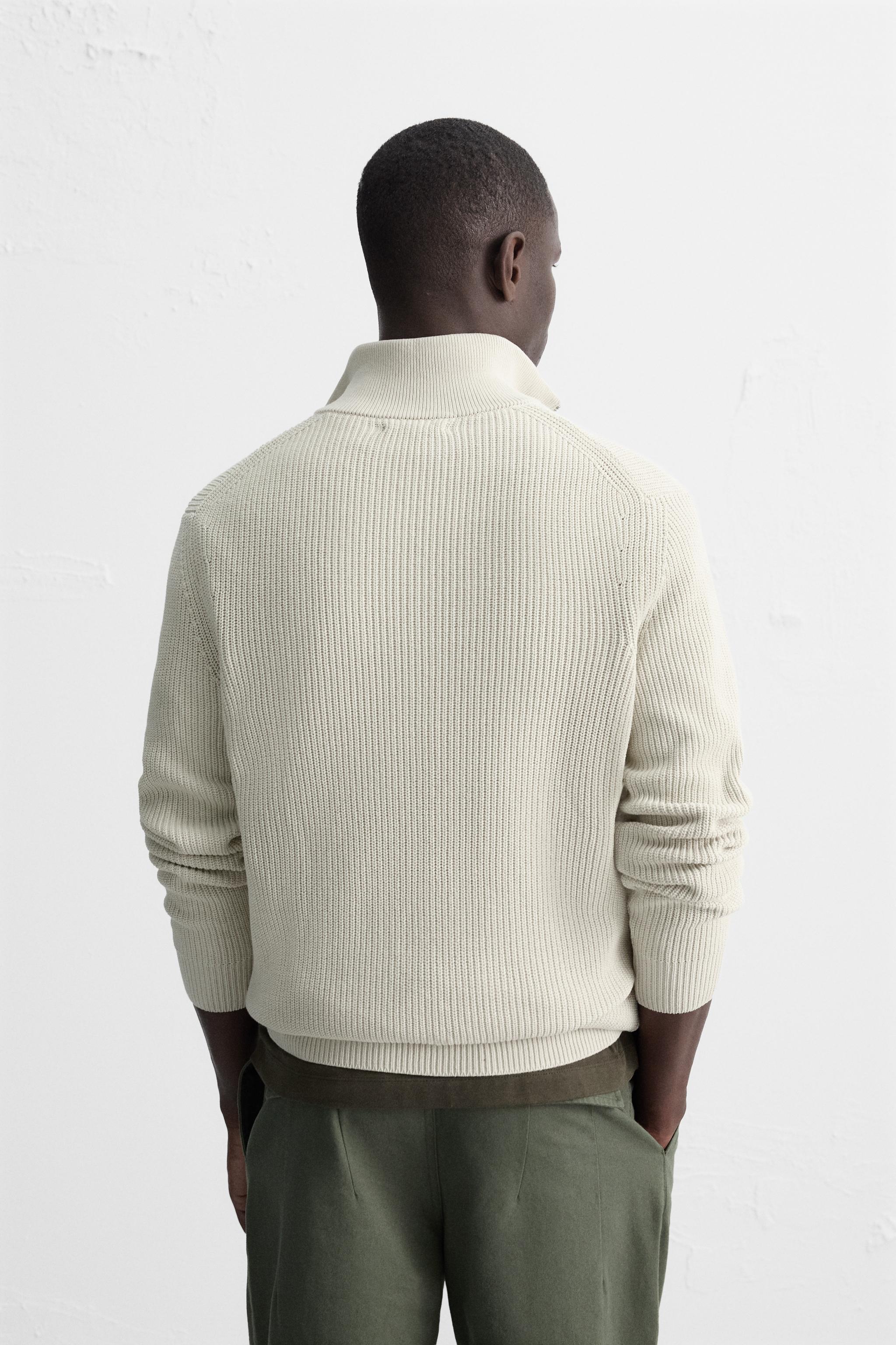 ZARA - 【完売❗新品❗】ZARA ジップカラー付きセーター