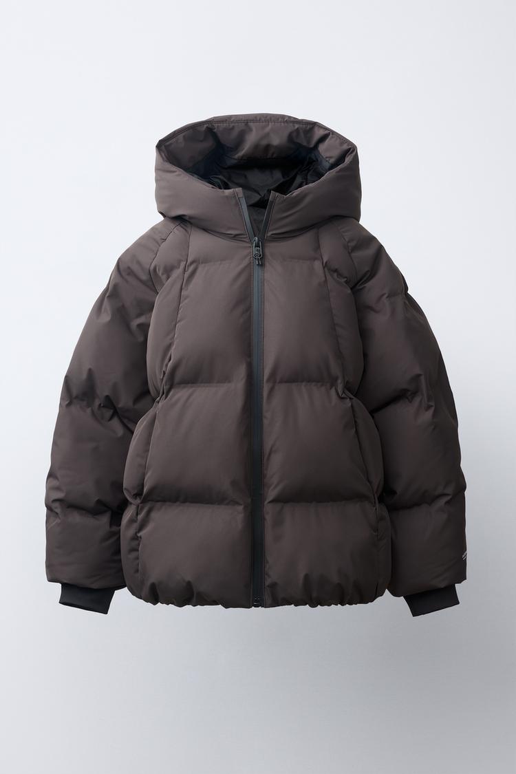Cazadora acolchada capucha water repellent