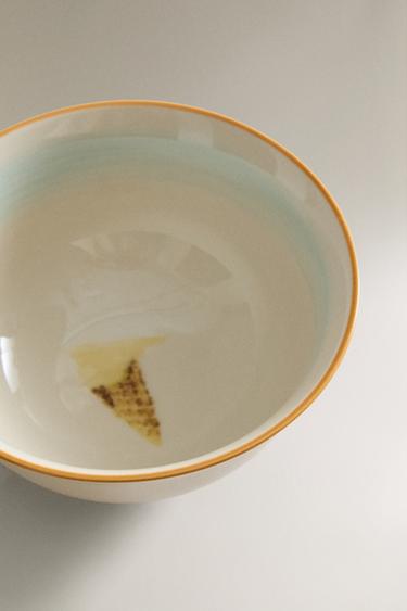 BOL GRÈS MOTIF GLACE - Citron vert de Zara - Image 2