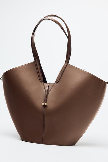 MAXI TOTE BAG - Brown by Zara
