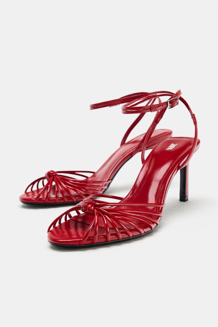 SANDALIAS DE TACÓN ALTO CON NUDO 4