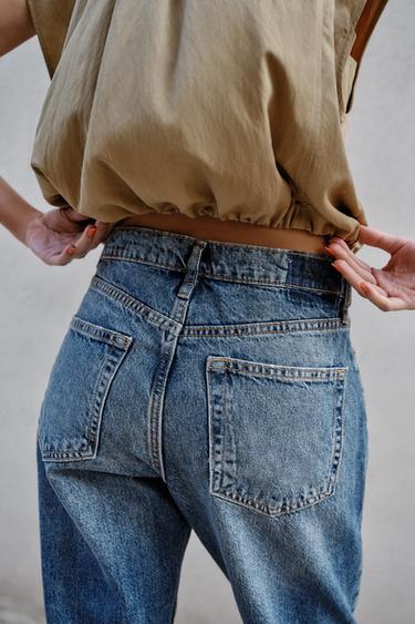 JEAN Z1975 CROPPED TAILLE NORMALE - Bleu de Zara - Image 4