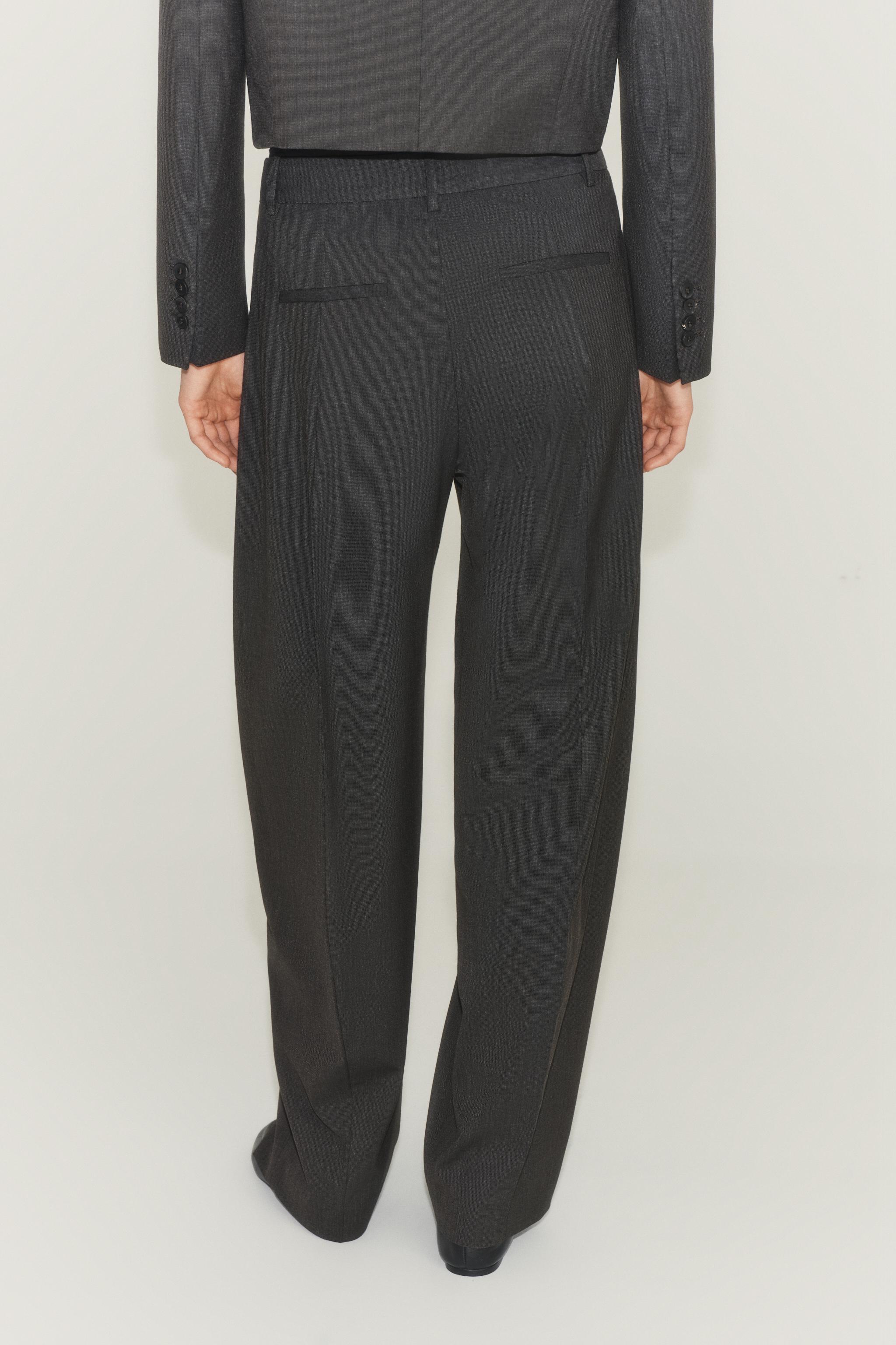 Zara ZW COLLECTION CONTRAST COLLAR CROPPED BLAZER — фото 4