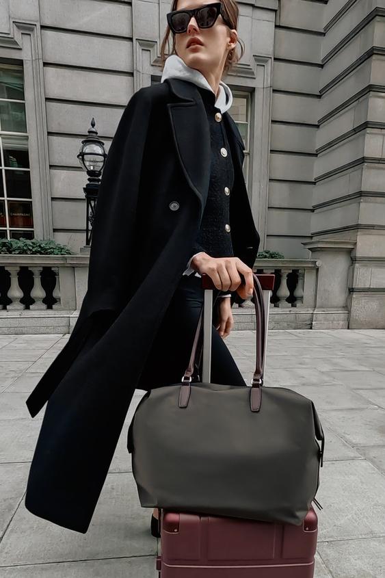 CARRY-ON SUITCASE - Burgundy Red by Zara - Image 0