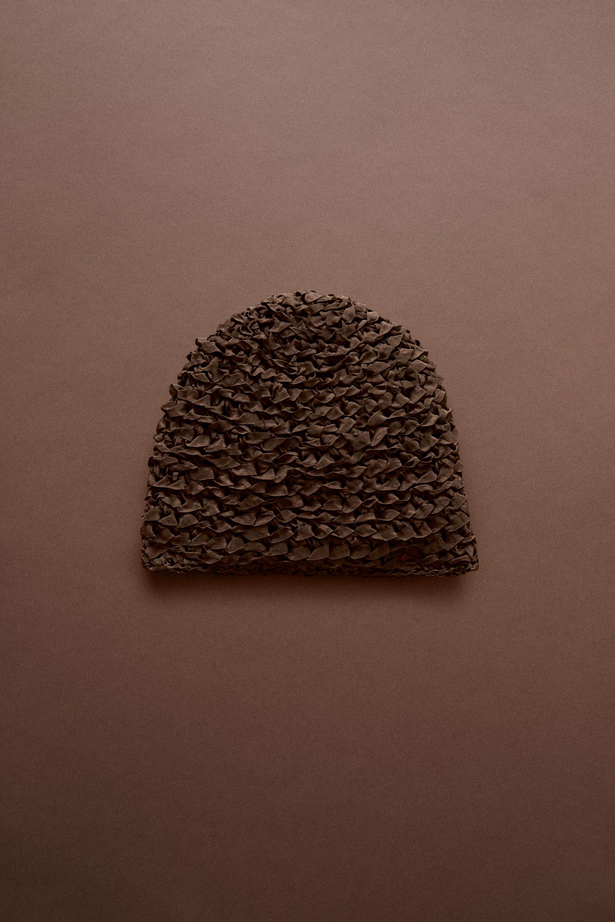 Textured Ribbon Beanie - STUDIO