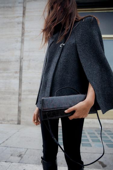 DETAIL CLUTCH BAG - Leopard by Zara