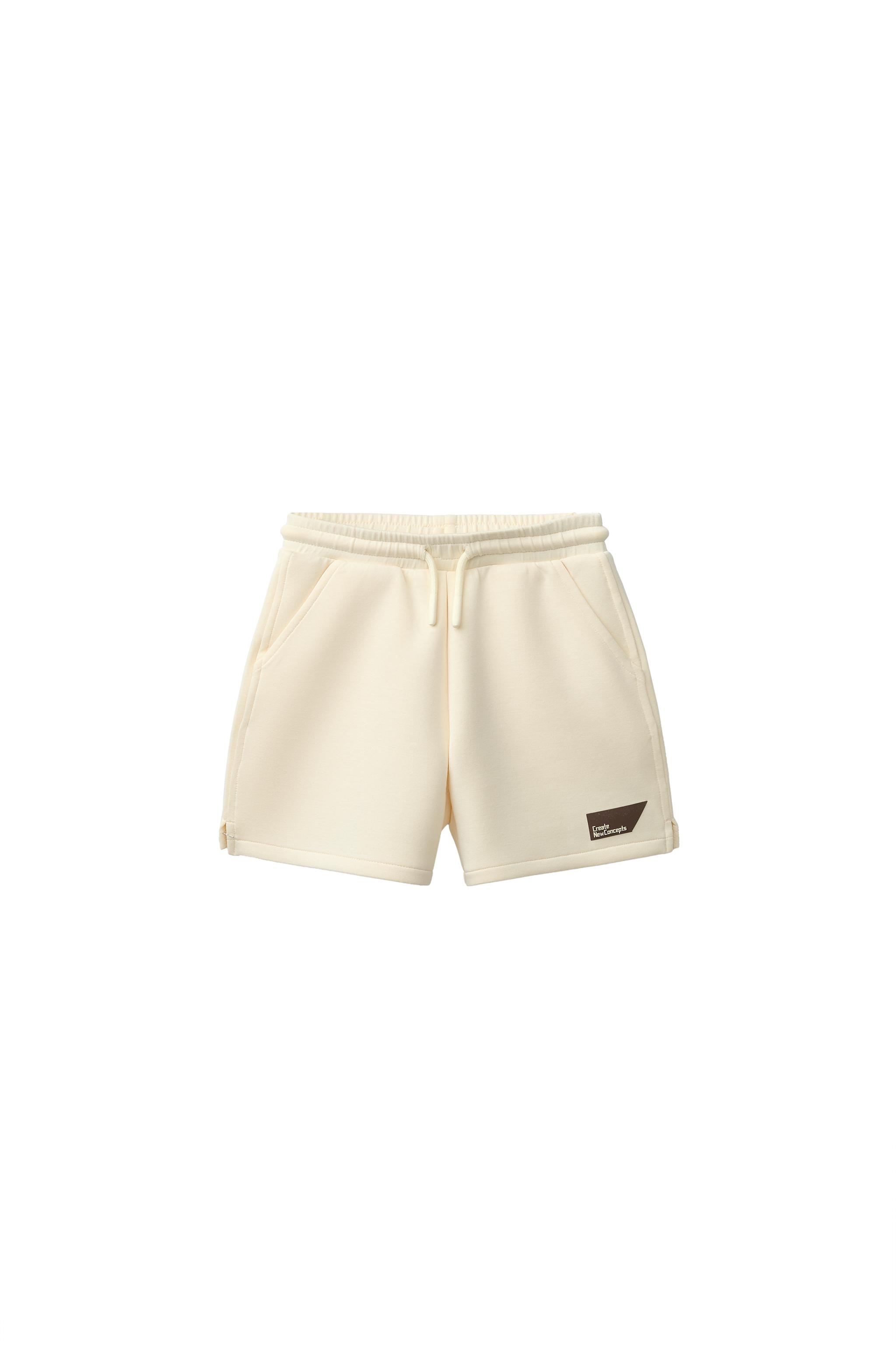 INTERLOCK LABEL SHORTS - Light yellow | ZARA United States