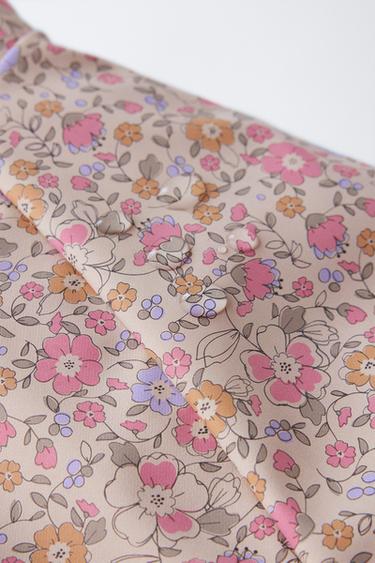 RUBBERISED WATER-RESISTANT PRINTED RAINCOAT - Light pink by Zara - Image 7