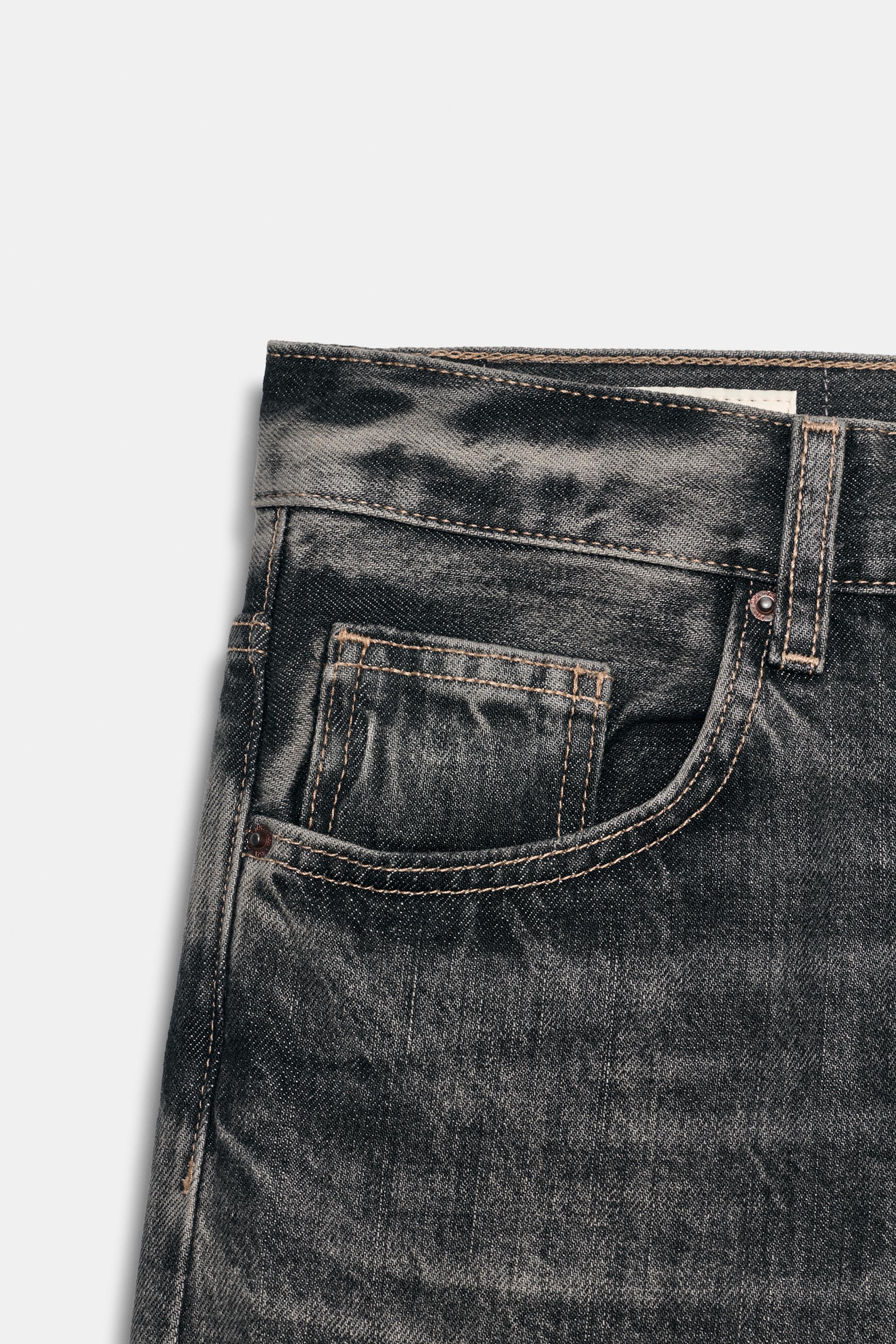 TRF LOW-RISE LOOSE STRAIGHT JEANS
