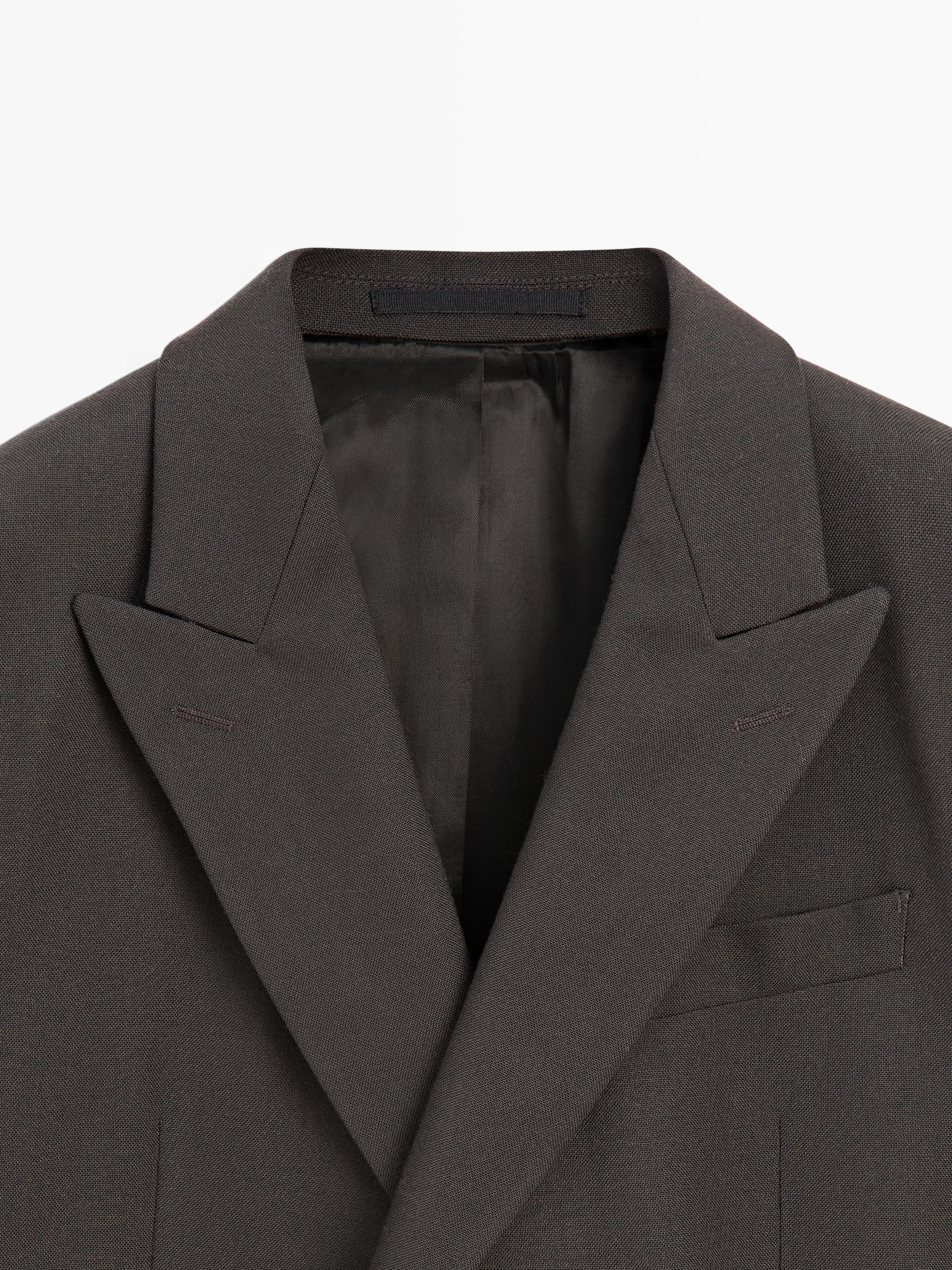 Suit blazer with notch lapel - LIMITED