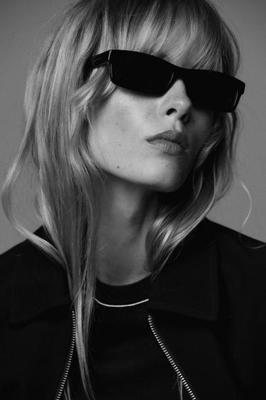 BLOUSON BOUFFANT ZIPPÉ - Noir de Zara - Image 2
