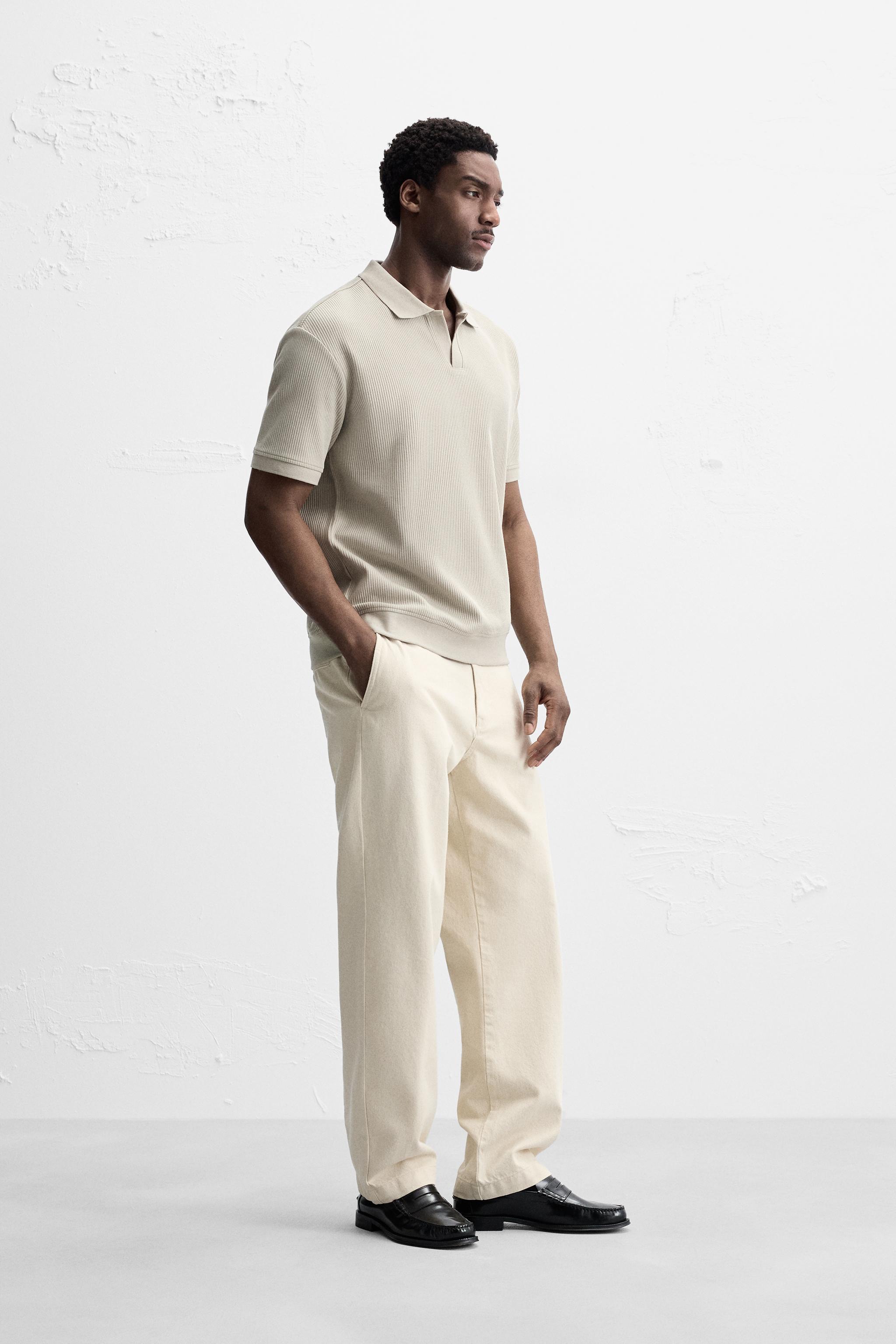 POLO SHIRT - Oyster-white | ZARA Canada