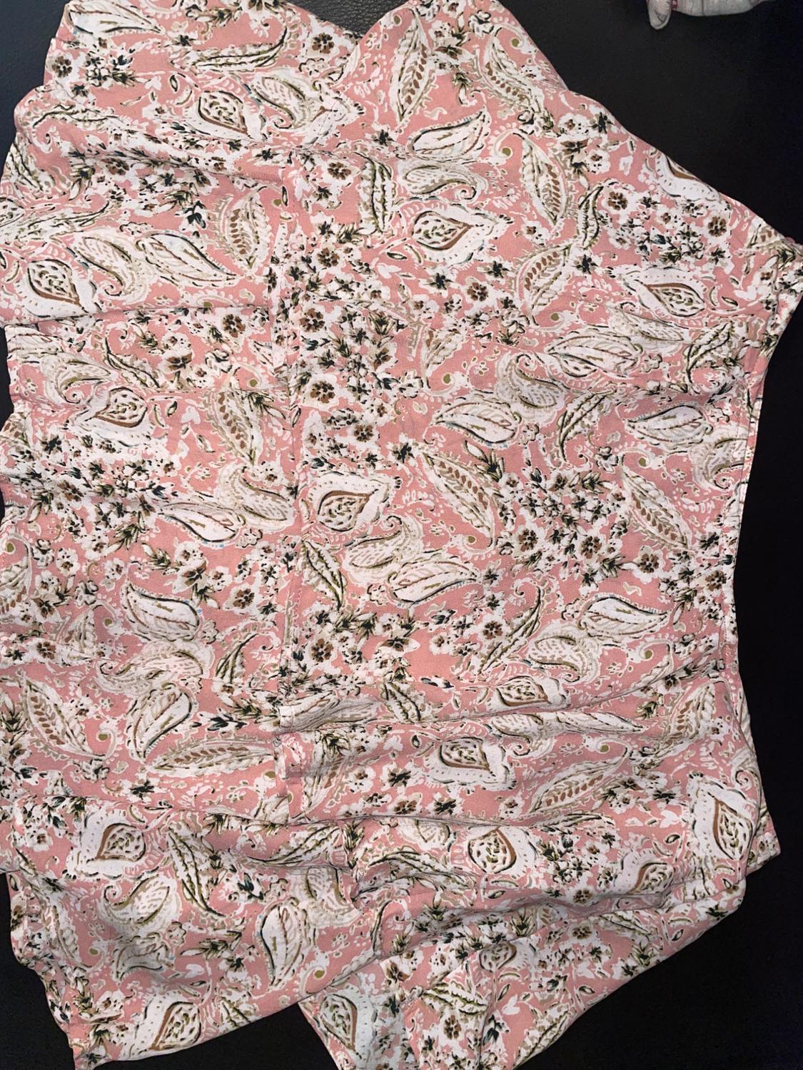 PAISLEY PRINT MINI SKIRT